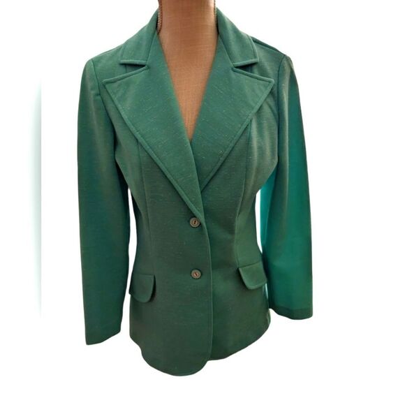 Vintage Jackets & Blazers - Marty Gutmacher 70s green vintage jacket